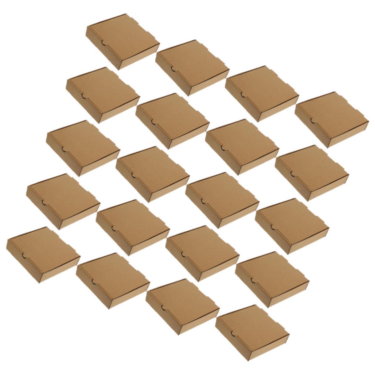 Boîtes à pizza en papier kraft de qualité supérieure POPETPOP lot de 20