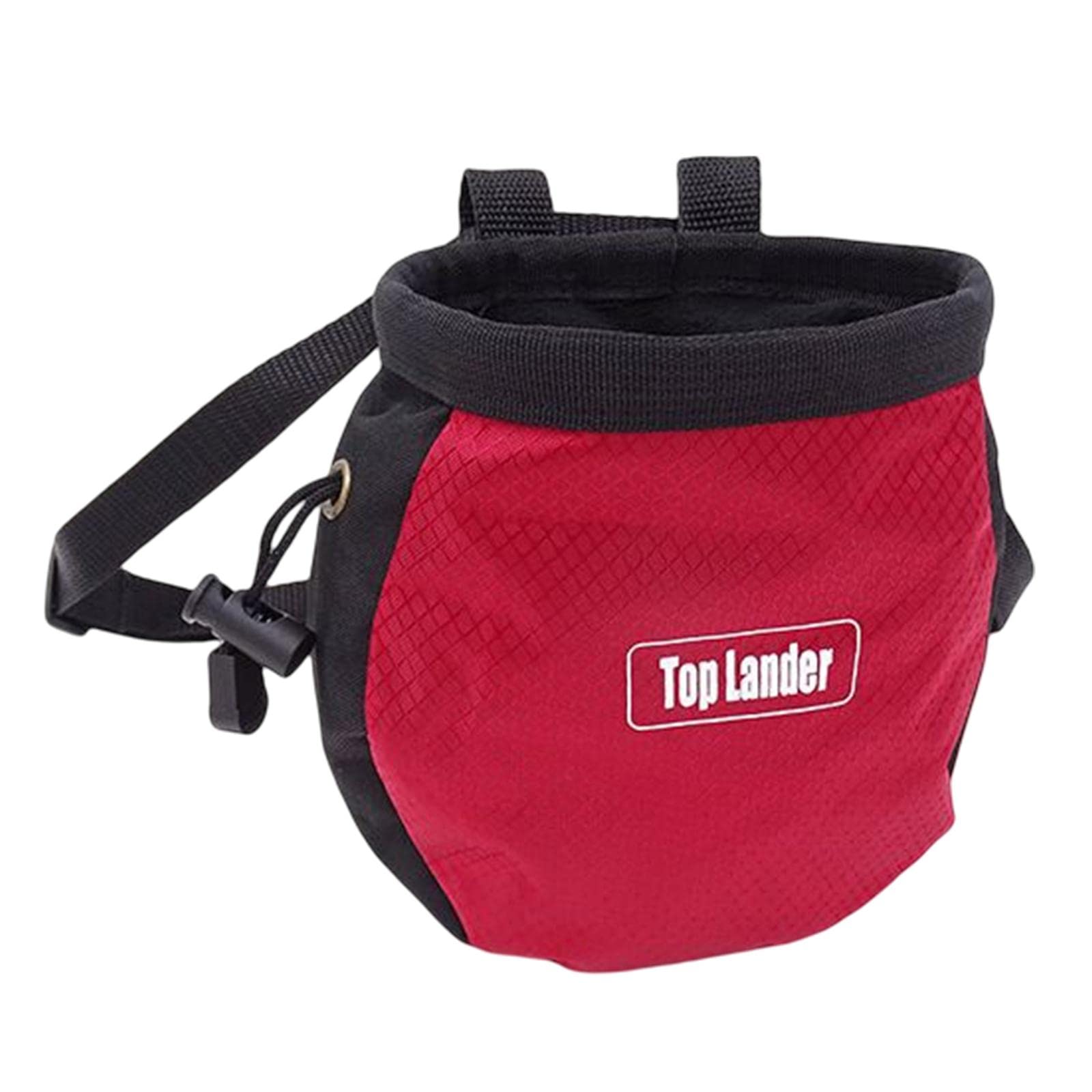 Rock Climbing Chalk Bag Waist Bag For Outdoor Sports Belt Strap Pouch Red-image-41