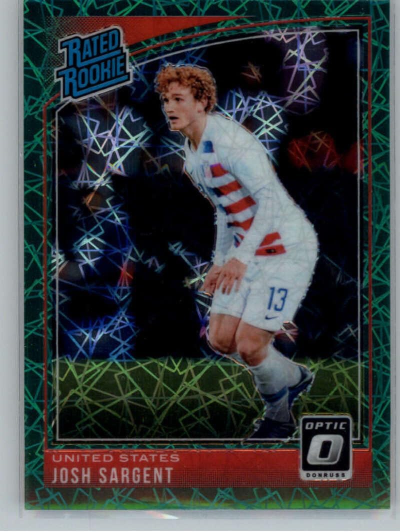 2018-19 Panini Donruss Optic Green Velocity #200 Josh Sargent SER/200 United States Rated Rookie Official Soccer/Futbol Card in Raw (NM or Better) Condition