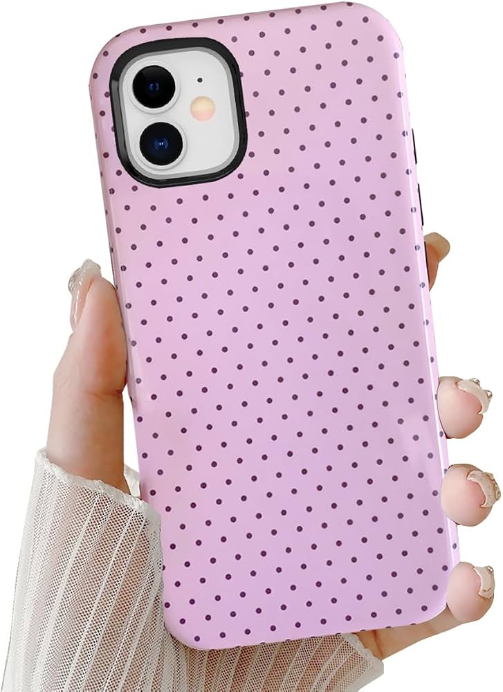 Amazon.com: Polka Dot Case for iPhone 11,Cute Phone Case