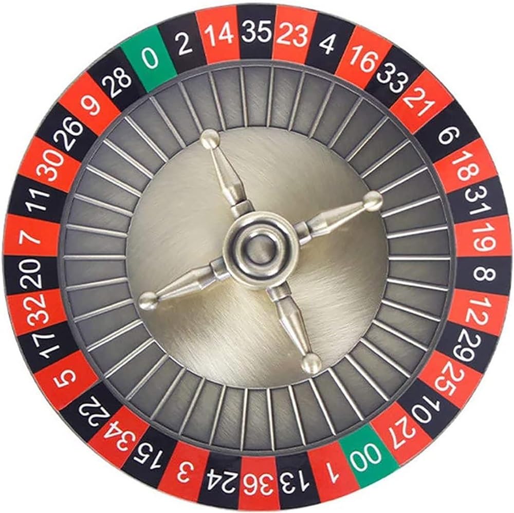 Rueda de apuestas de Madera de Lujo de Clase Casino Ruso de 12 ", Juego Completo de Ruedas de Ruleta de Madera, con Plato Giratorio de Caoba, Juego de Ruleta