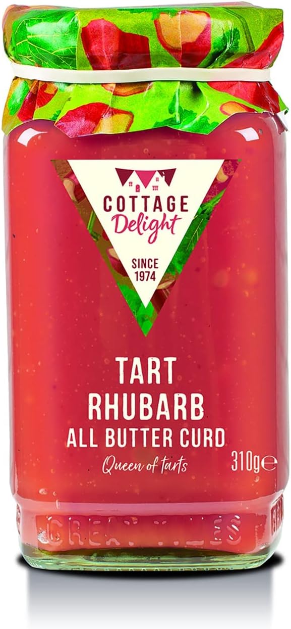 Tart Rhubarb All Butter Curd - 310g, Pink