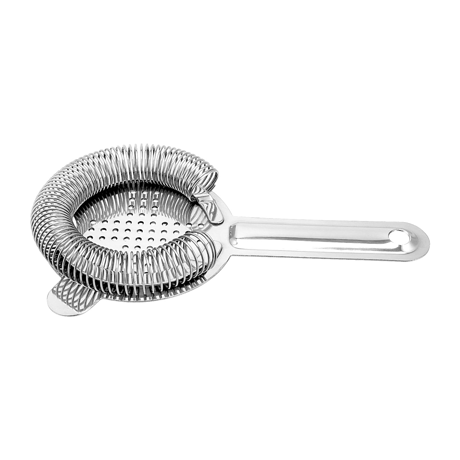 12 coladores de cóctel de 6.5 pulgadas, herramienta de colador de barra de acero inoxidable, colador de camarero de 2 puntas para bar, restaurante, hogar, plateado 4