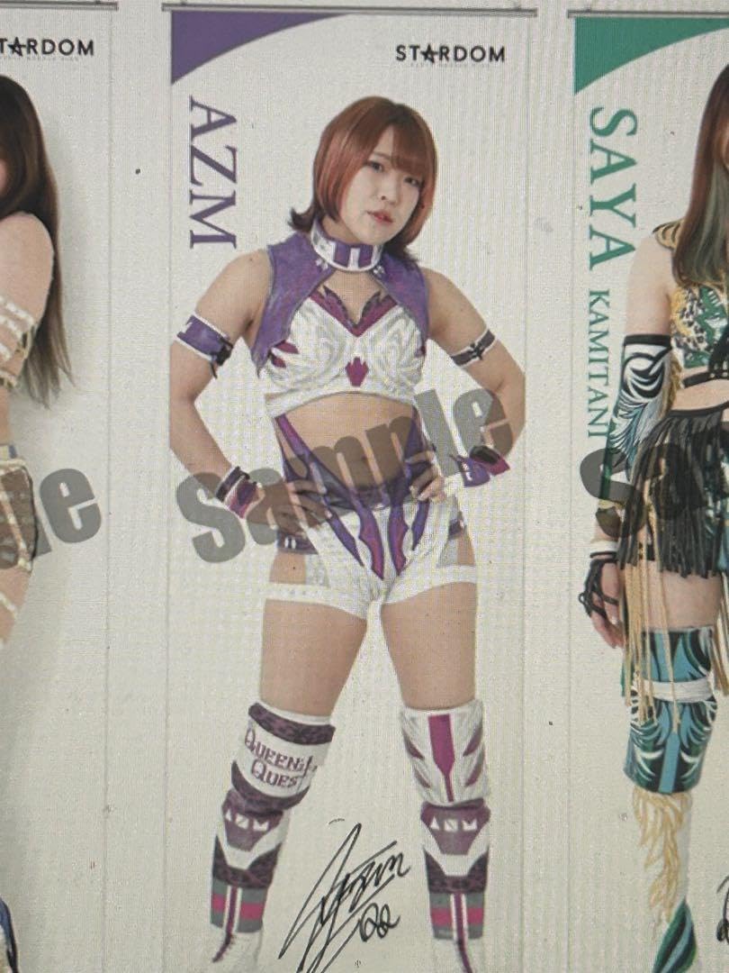 Amazon.co.jp: スターダム AZM選手 2021等身大タペストリー : おもちゃ