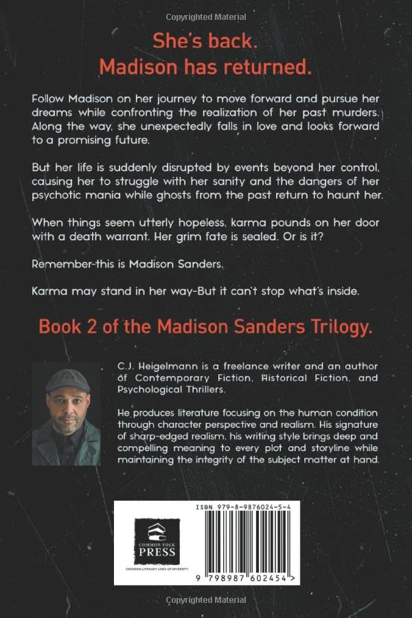 Image of Can't Stop What's Inside: A Female Vigilante Psychological Crime Thriller Novel (The Madison Sanders Trilogy)