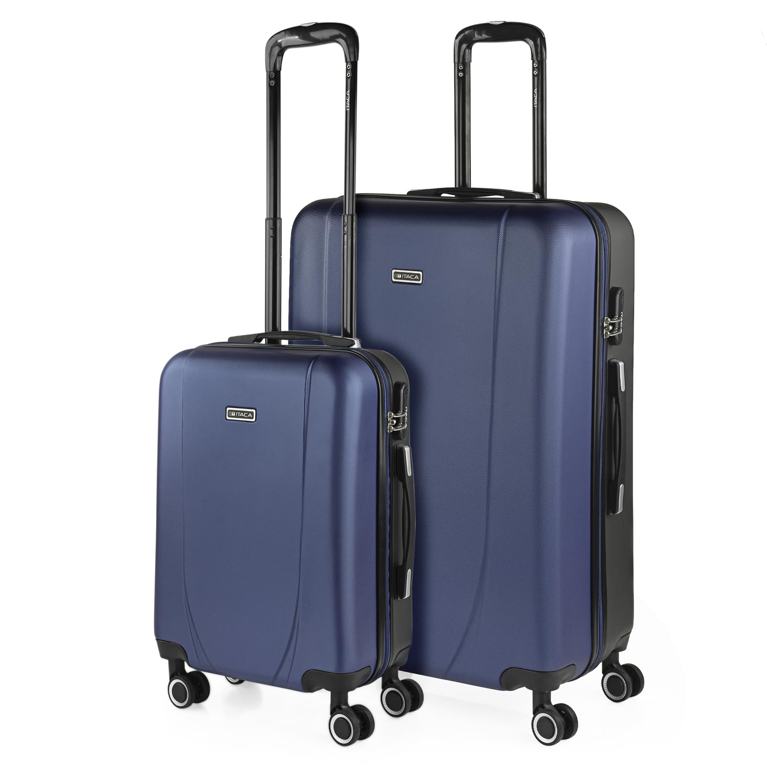 ITACA - Maleta de Cabina 55x40x20 de Viaje rígidas Trolley con 4 Ruedas Dobles para Avion Ligera Equipaje de Mano candado de combinación., Plata — view 32
