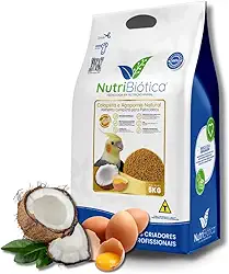 Ração Extrusada Calopsita Natural 5kg Super Premium Criadores Agapornis - Manutenção E Reprodução