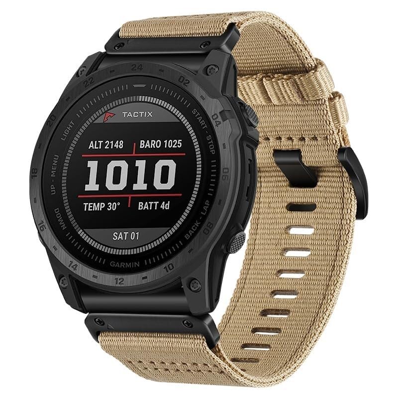 Bracelet Garmin Fenix 7X nylon sport robuste Quickfit 26mm