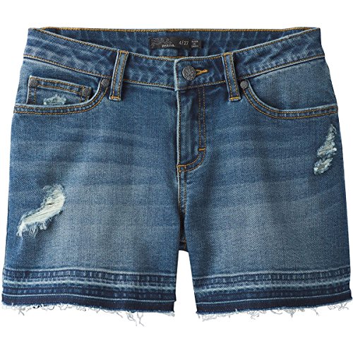 Prana London Shorts, Distressed Antique Blue, Size 10 #TOP3
