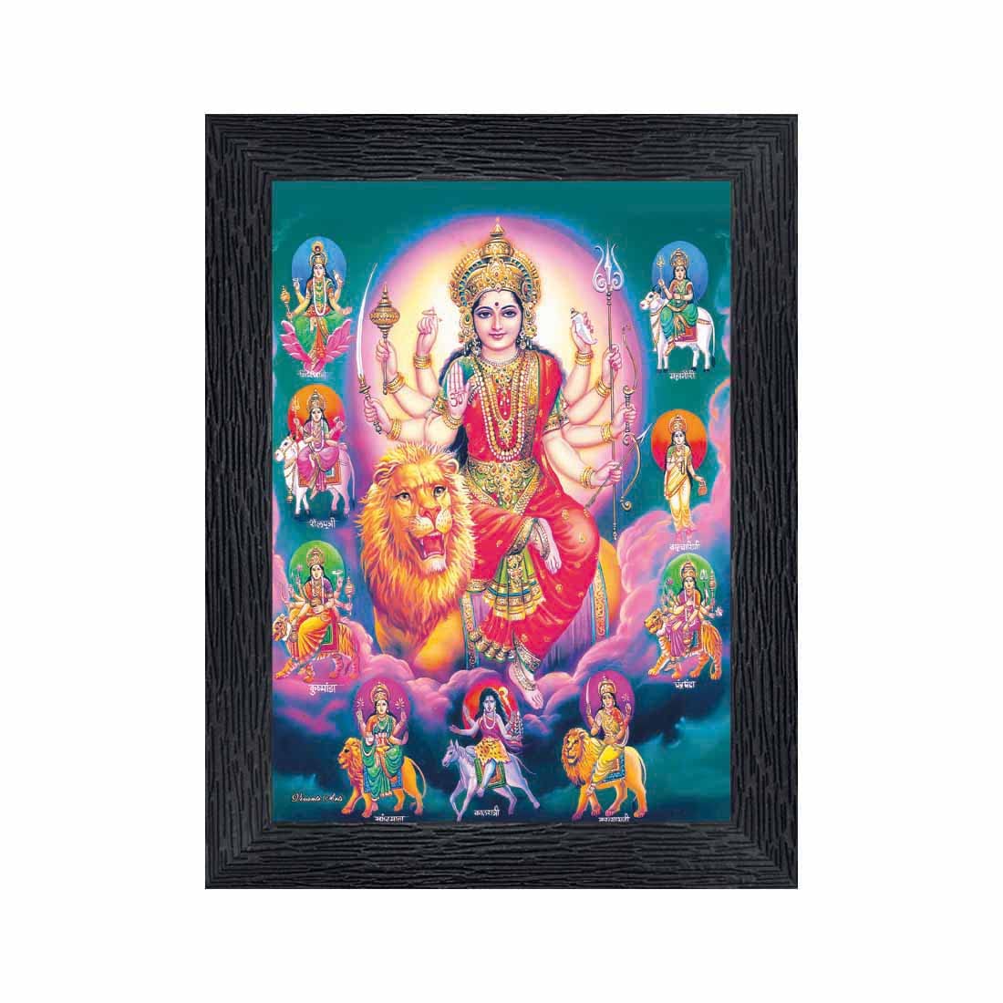 Hanuman Photo Frame - Religious Wood Frame -6