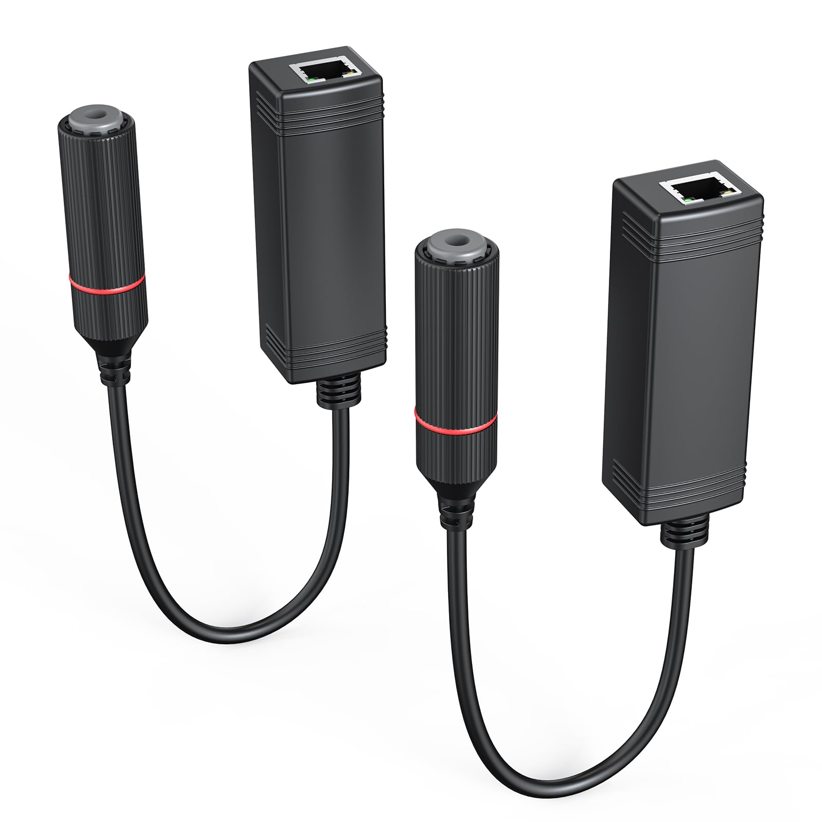Confezione Da 2 Adattatori PoE Attivi 48V A 12V – Splitter Power Over Ethernet Per Telecamere E AP
