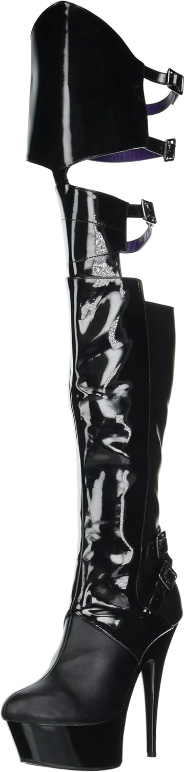 Ellie Shoes Women's 609-FELICIA-BLK-10 Over-The-Knee Boot, 10