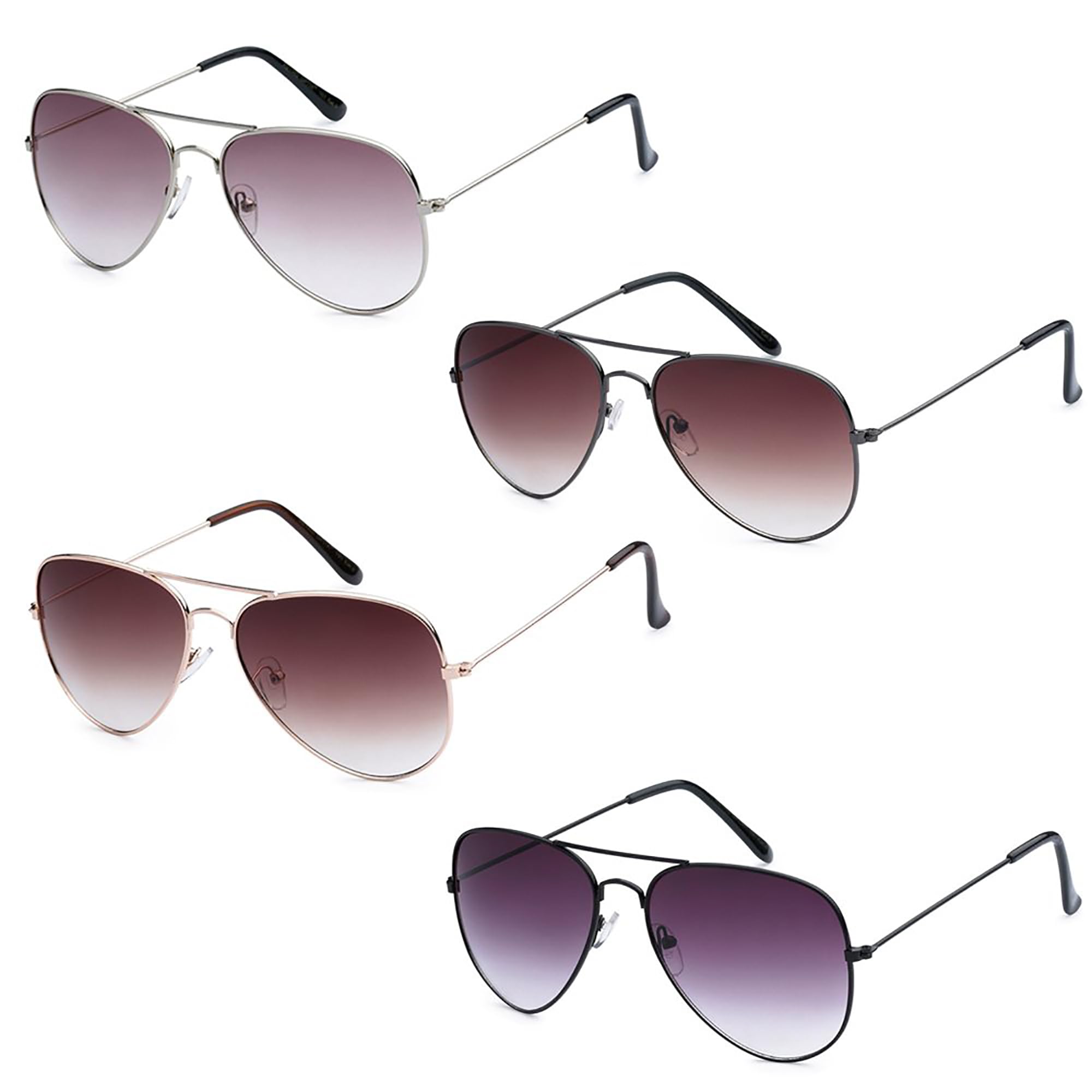 Aviator Sunglasses 4-Pack