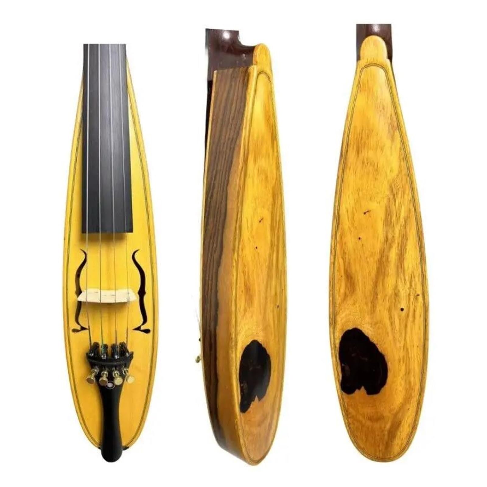 Ręcznie Robione Skrzypce 4/4 Z Palisandru I Klonu Z Tylną Ścianką Instrument Muzyczny Instrumenty Strunowe Skrzypcowe