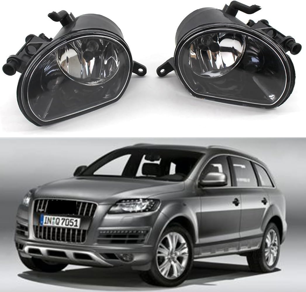 Lampa przeciwmgielna przedniego zderzaka samochodu z żarówkami halogenowymi Światło przeciwmgielne 4L0941699A LF 4L0941700A RG dla Audi Q7 2010-2015
