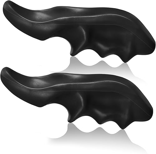 Miniatura 8 de Nuanchu 2 piezas de masajeador de pulgar, herramienta de masaje de tejido profundo, incluye 2 protectores de pulgar, herramienta masajeador de