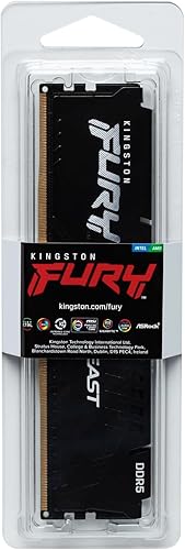 Miniatura 4 de Kingston Technology Fury Beast 8GB 6000MT/s DDR5 CL36 Memoria de escritorio único módulo | AMD Expo | Plug N Play | KF560C36BBE-8