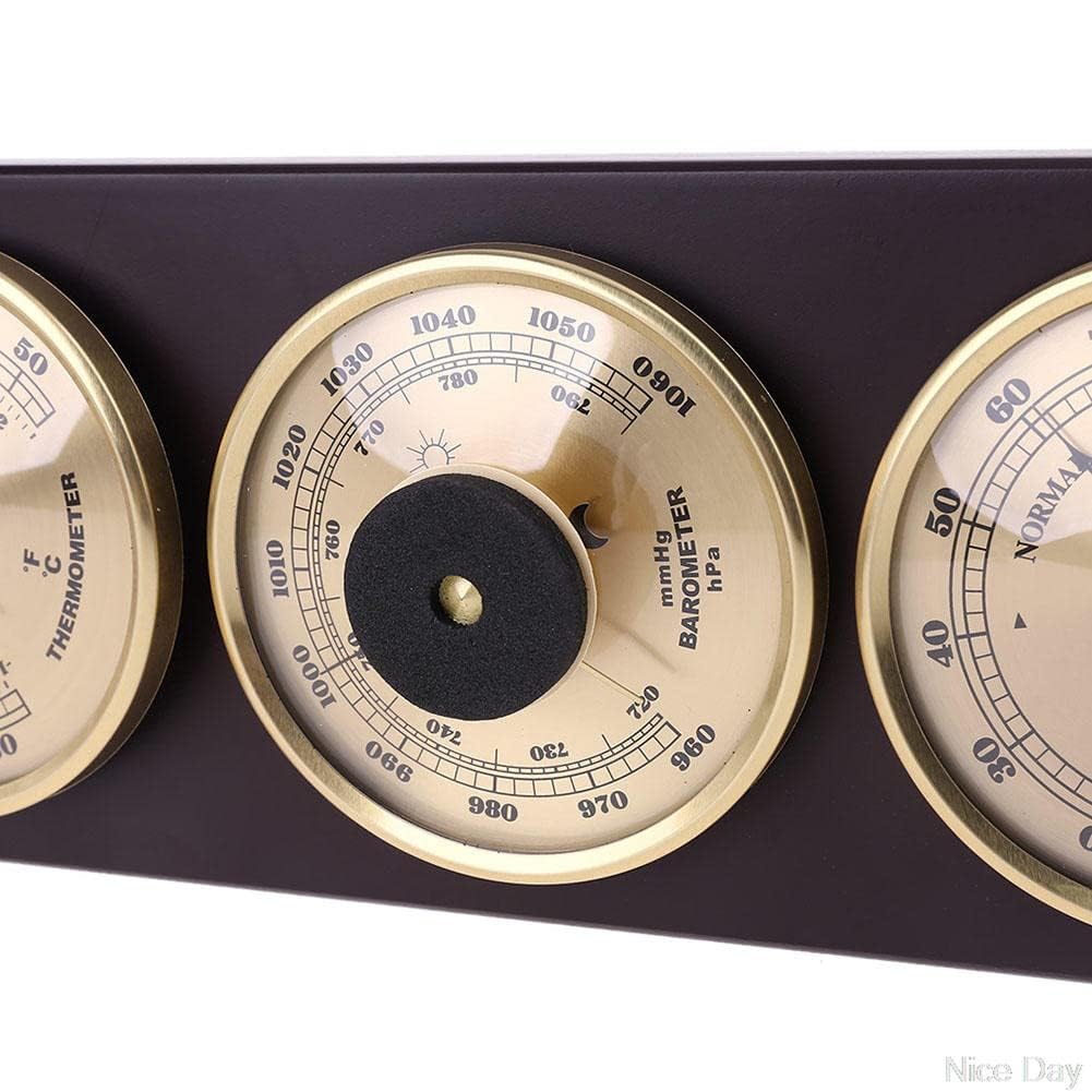 Barometry, Barometry Do Domu, ścienny Barometr Termometr Higrometr, 3 W 1 Bezprzewodowa Stacja Pogodowa Do Użytku Domowego, 1 pcs