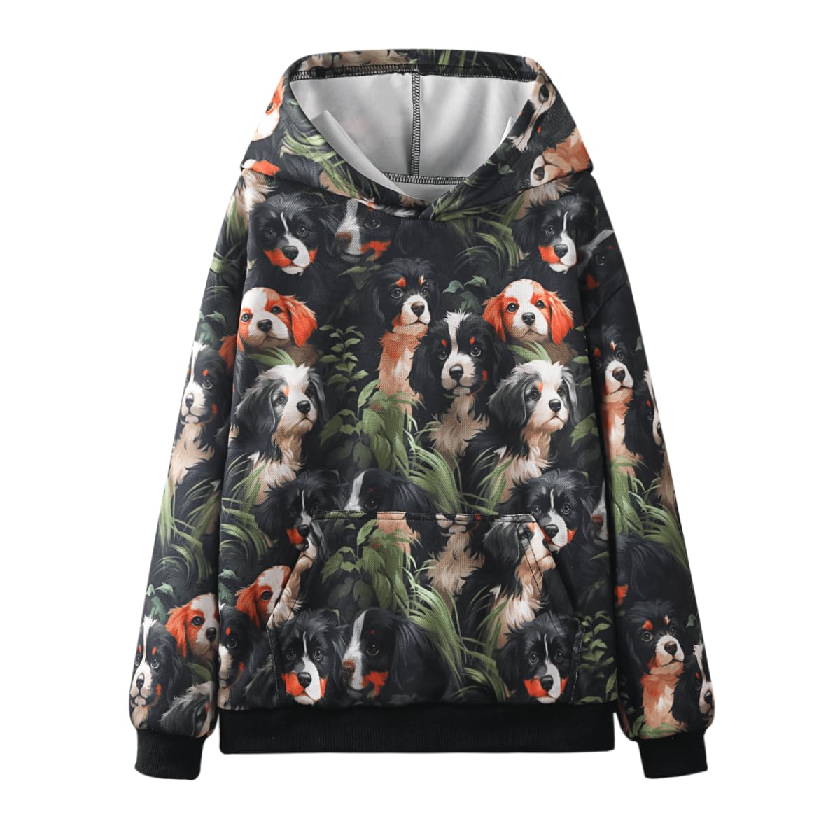 WELAKEN Girls and Toddlers' Pullover Printed Hoodie Sweatshirt with Kangaroo Pocket