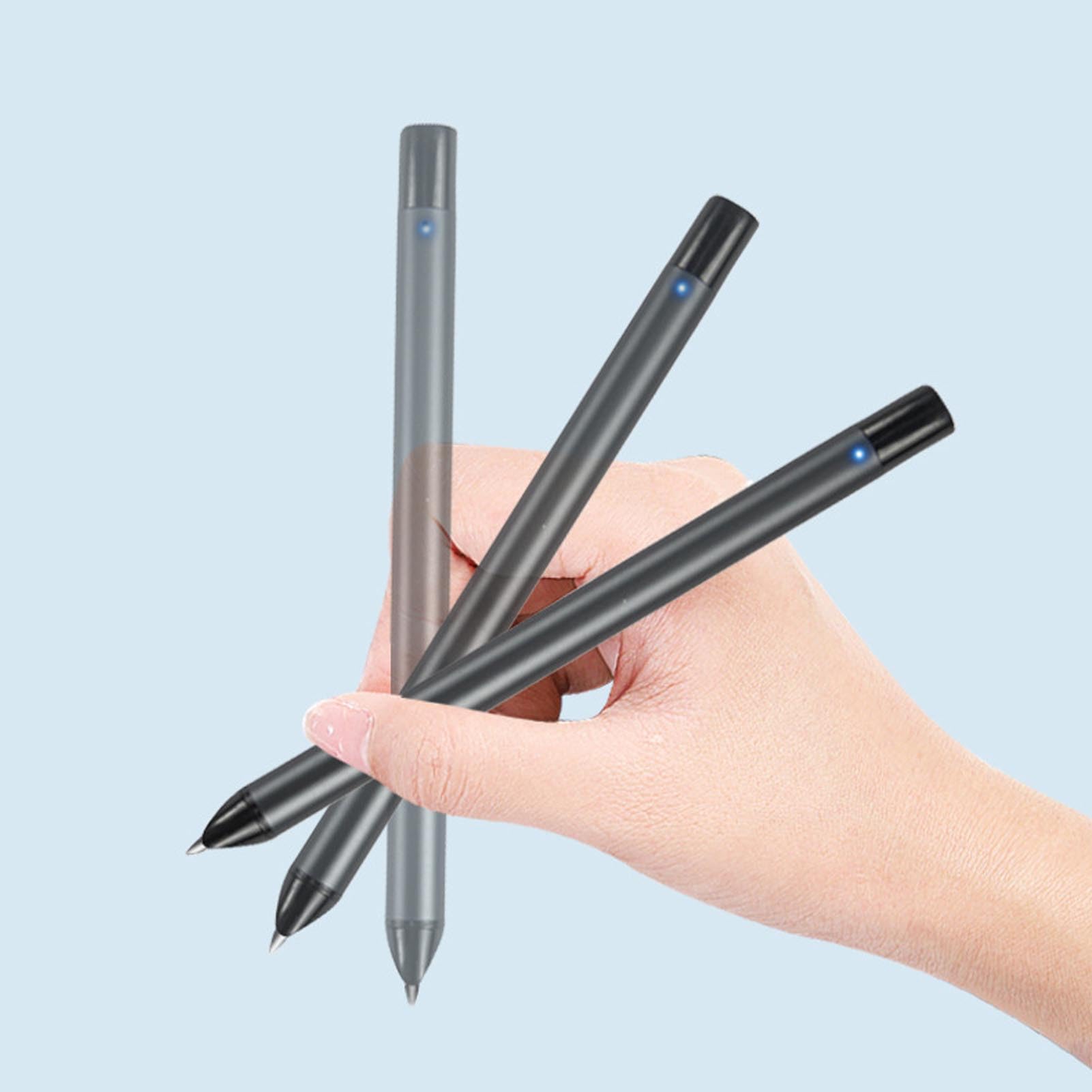 Topiky Smart Pen Notebook Set, 5.0 Stylo Numérique avec 360 ° Angle D'écriture en Temps Réel OCR Reconnaissance de Texte, pour iOS Étude Dessin Prise de Notes (Patchwork Gris Noir)