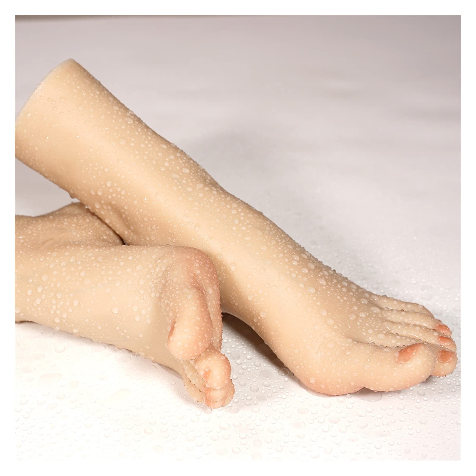 Skarpety do butów Stopy Model Plastikowy Silikon Kobiet Męski Fałszywy Nail Noga Wyświetlacz Tarsel Bone Kosz Manekin Dummy Human TG3607(All Silicone,Left foot)