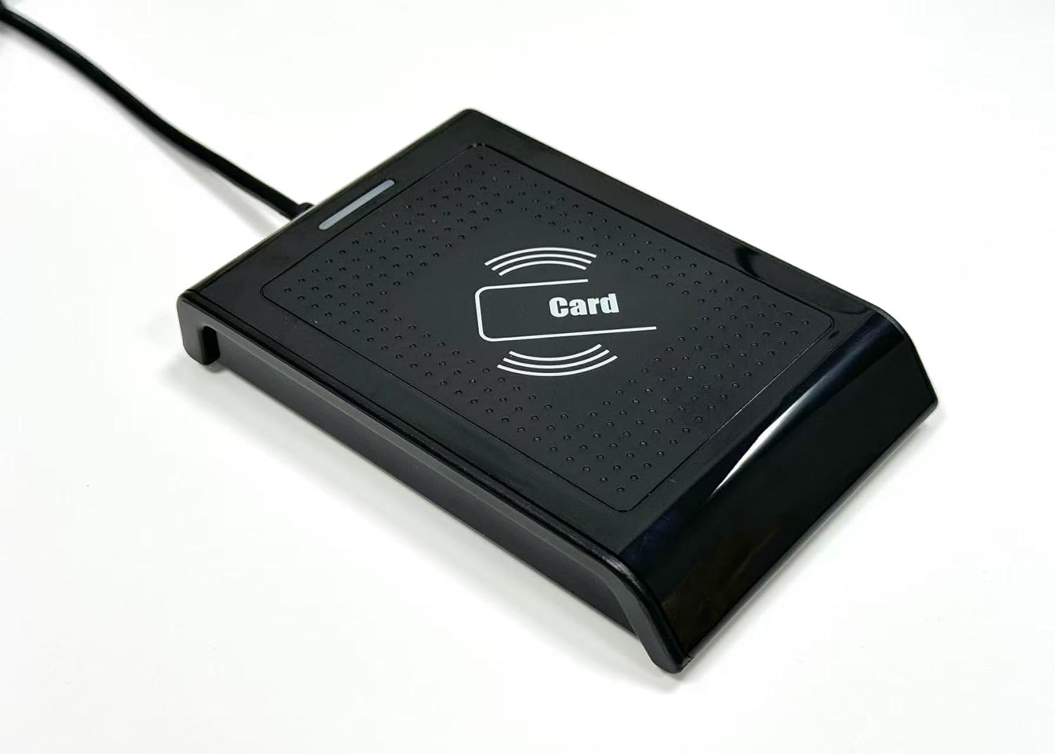 RFID Reader USB, Contactless 13.56MHz Card Reader, NFC Compatible Smart Card Reader for Access Control, Attendance, Identification – Plug and Play