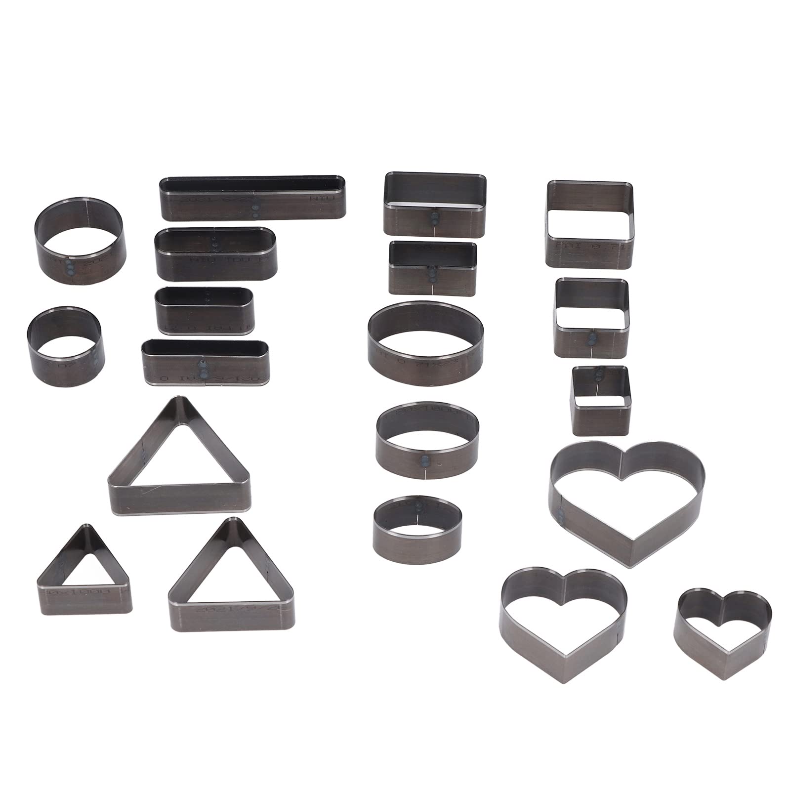 Juego de troqueles de cuero de primera calidad, troqueles de perforación de acero de alto carbono para manualidades de cuero, carteras, cinturones y varios materiales, 20 Ud