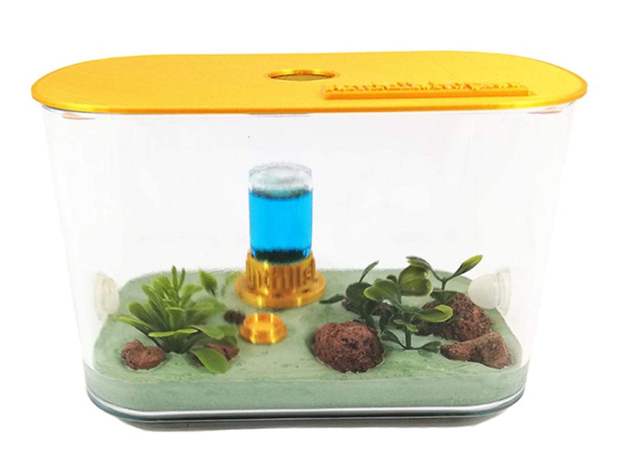 Caja de forrajeo Mediana Doble Altura -con decoración integrada