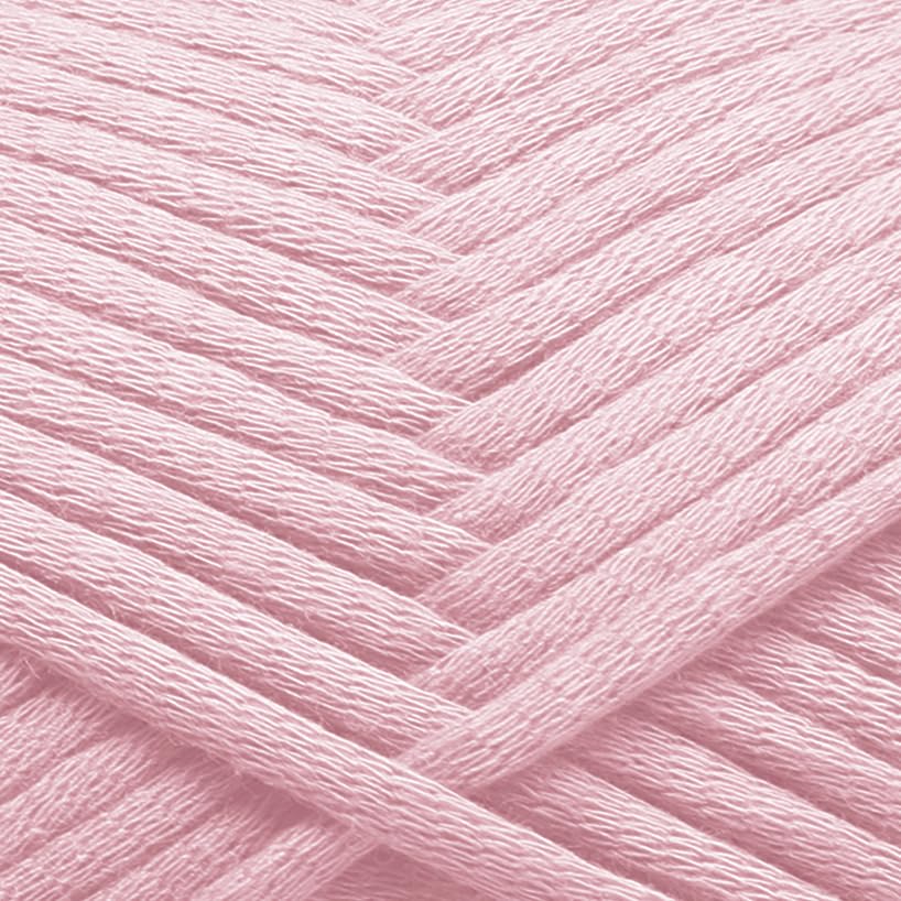 Image of Soft Yarn for Crocheting - Crochet & Knitting Yarn, Beginner Yarn with Easy-to-See Stitches, 250 Yds Amigurumi Yarn, Cotton-Nylon Blend Tshirt Yarn for Crocheting, Worsted Weight Yarn 4, Rose Dust