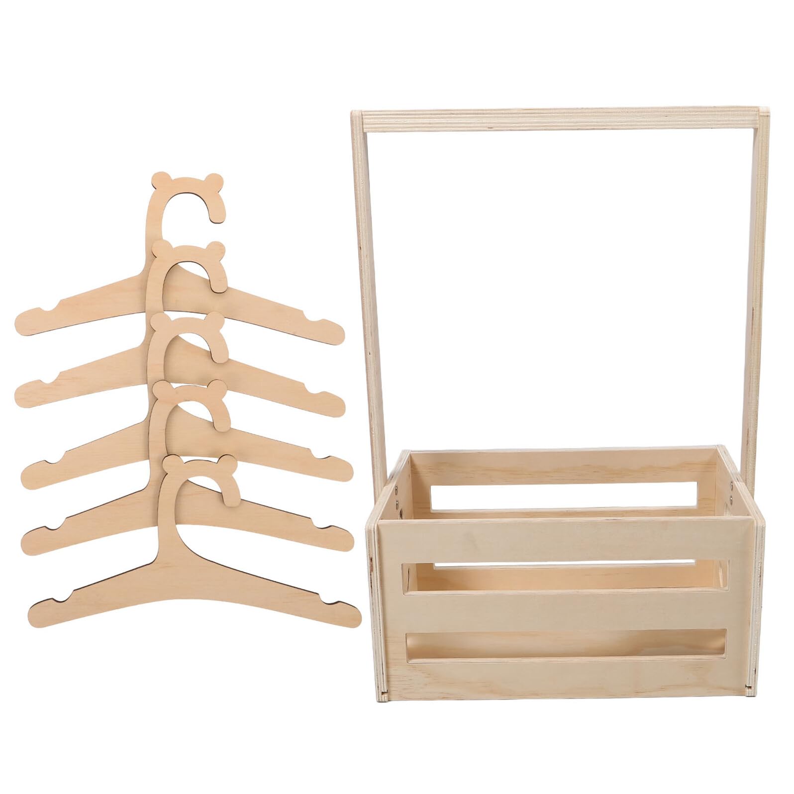 Caisse de rangement en bois bébé pour une chambre ordonnée
