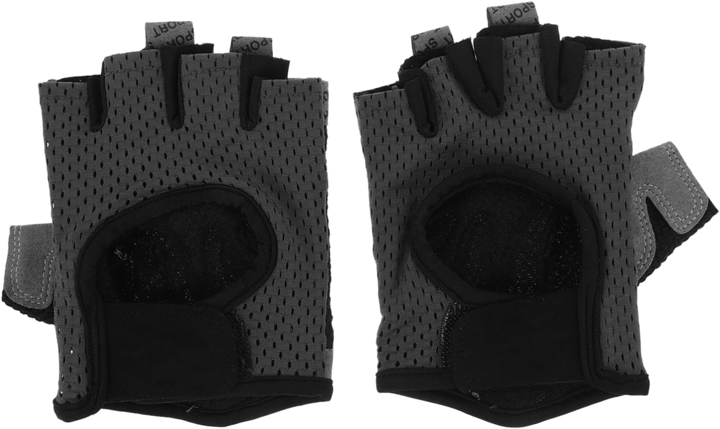 BESPORTBLE 1Pair Breathable Half Finger Exercise Gloves for Men and Women Slip Gym Hand Gloves for Cycling Fitness Yoga and Training Fit for All Wrist