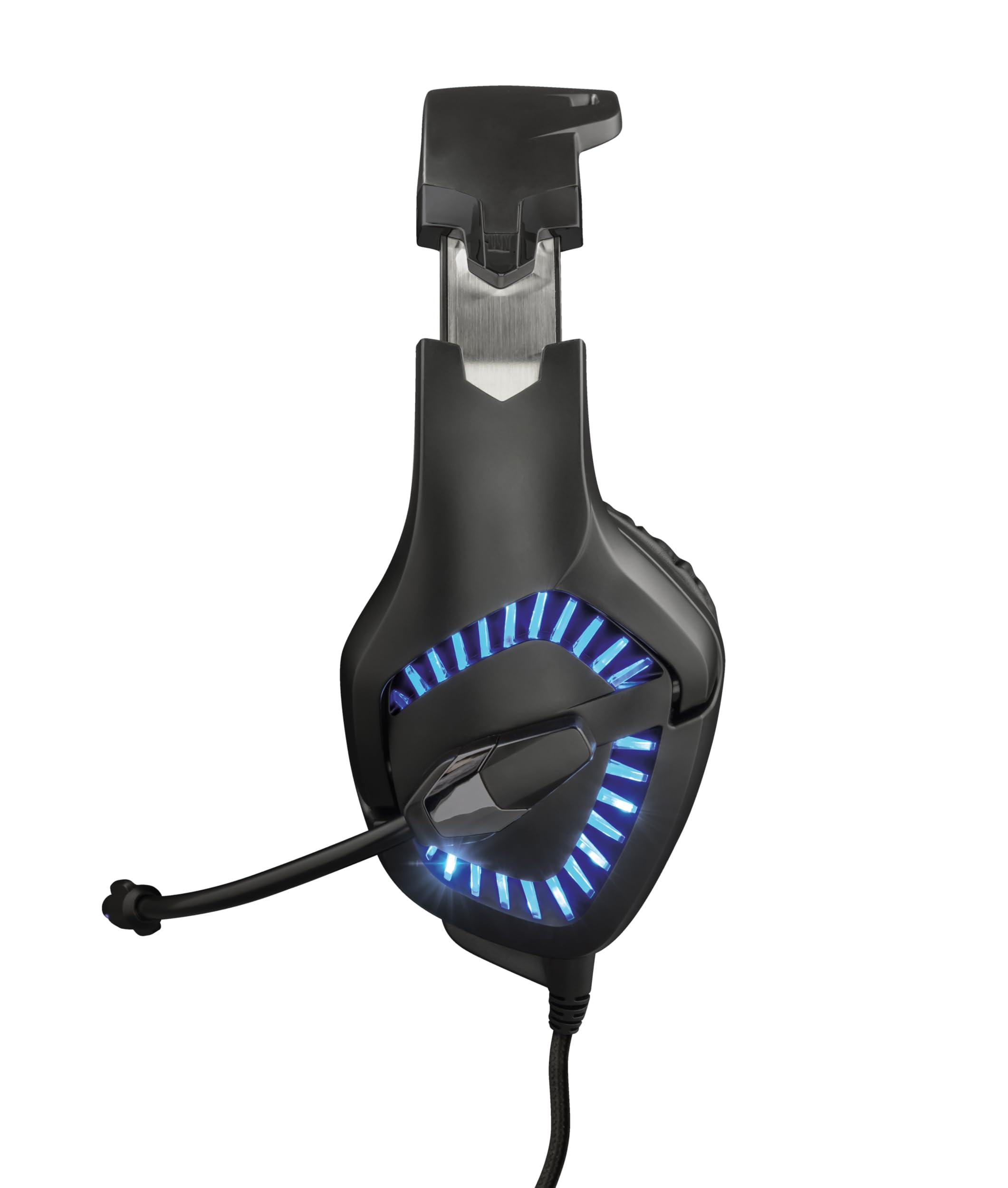 Trust GXT 460 Varzz Cuffie gaming illuminate per PC, Nero