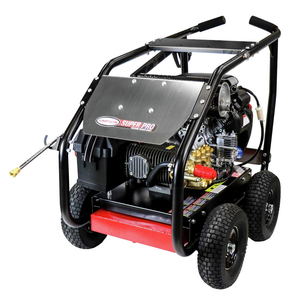SIMPSON 65213 5000 PSI 5.0 GPM Gear Box Medium Roll Cage Pressure Washer Powered by Honda