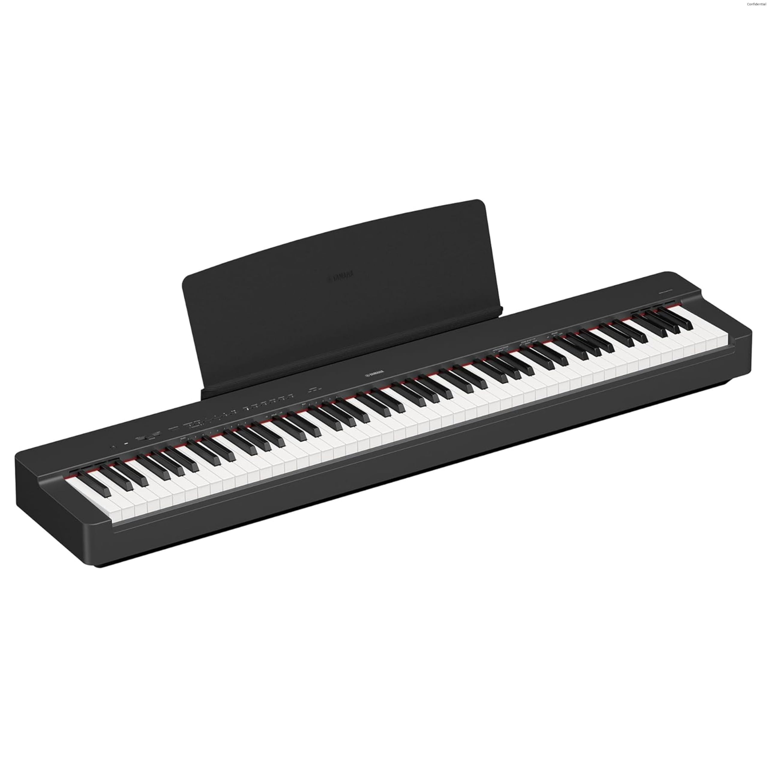 Yamaha (Open Box) 88-Key Digital Piano With Speakers (Black) Black P-225