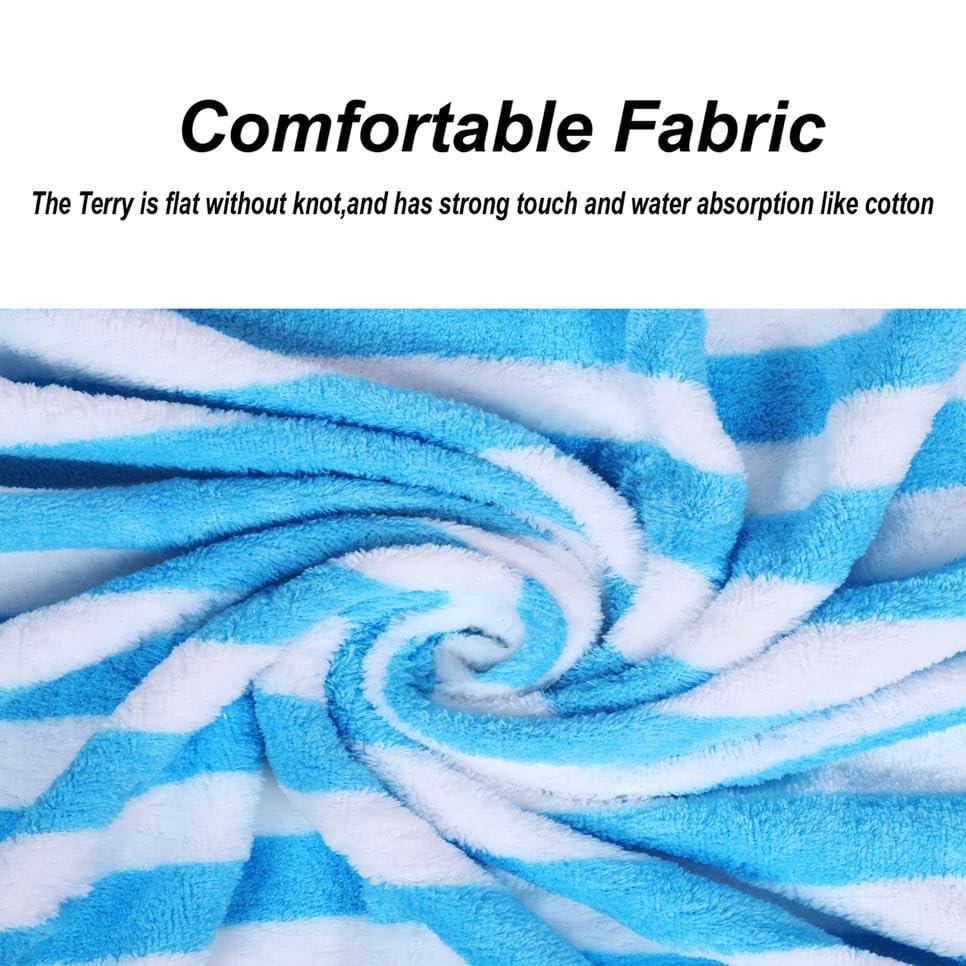 Image of HomeCloud Ultra Soft 300 GSM Bath Towel Set | 3X Softer Than Cotton Towels | Highly Absorbent & Ultra Fast Dry | Perfect for Home, Pool, Spa & Gym |Set of 2 (1 Bath (140x70cm), 1 Face Towel (75x35cm)