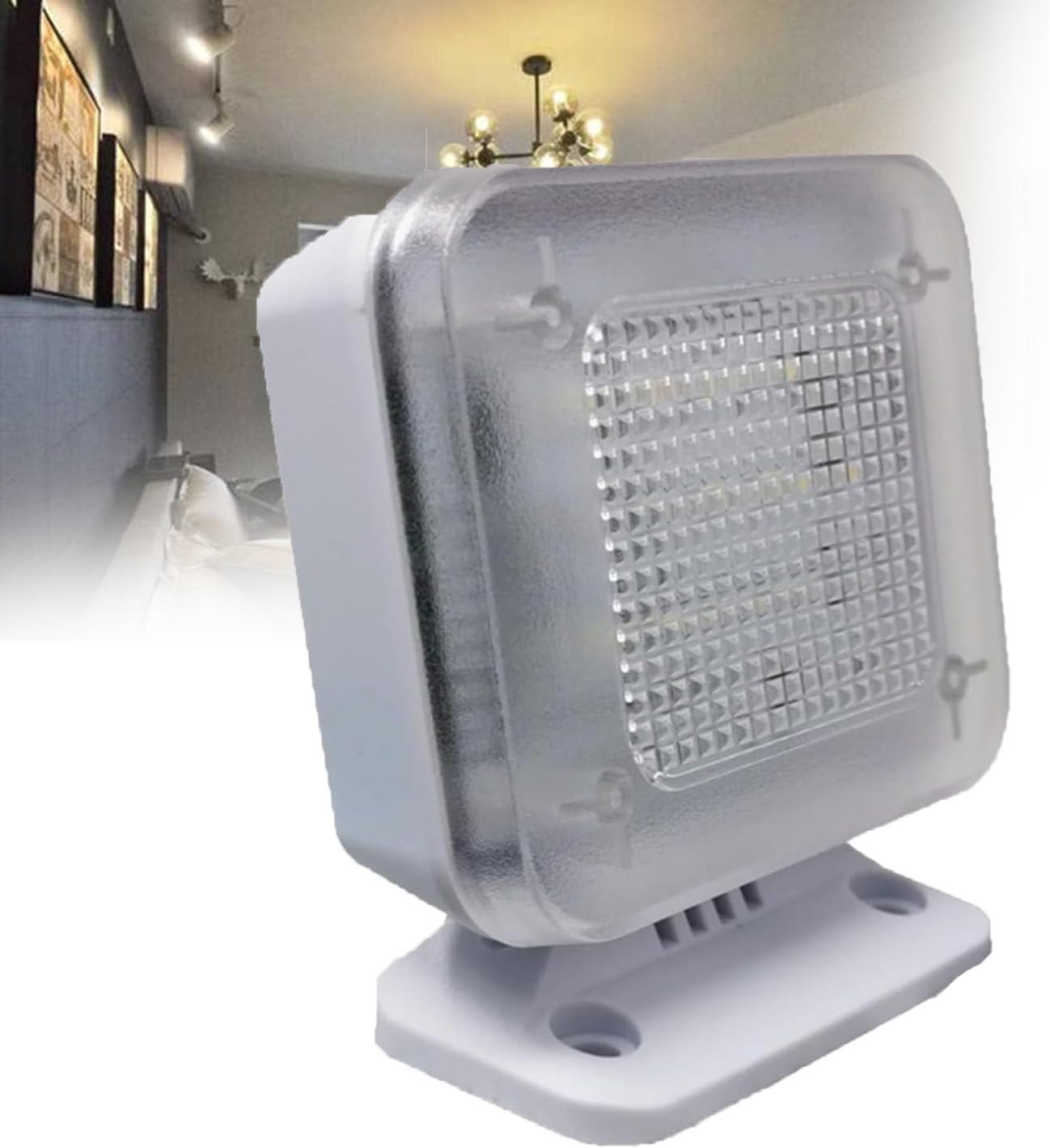 Dummy TV Simulator with Flashing LED & USB Power Plug Black,LED TV Simulator Home Security Anti-Burglar Equipment,for Use When There is No One at Home