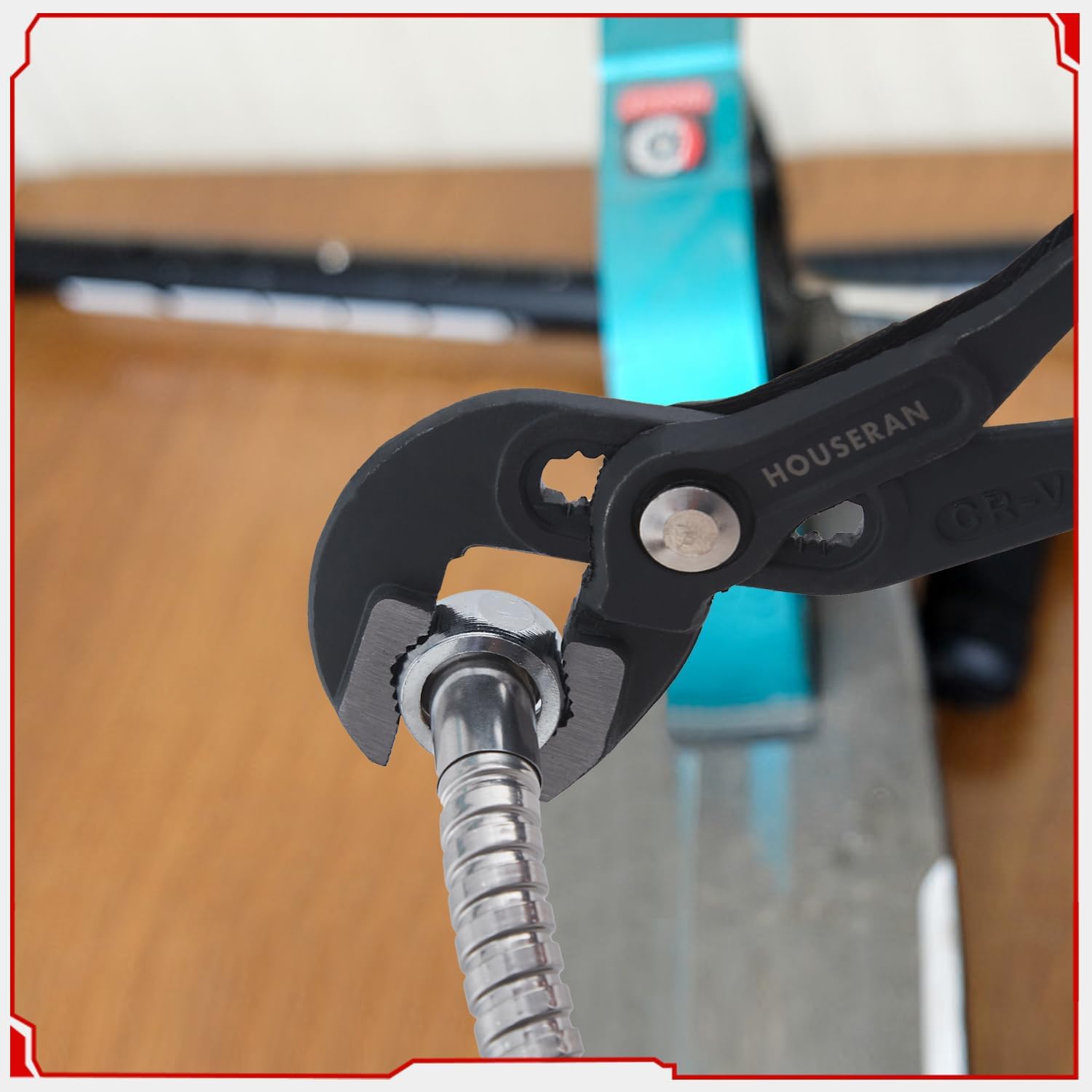 Pinze A Pressione Per Idraulica 17.8 Cm - Con Giunto Scorrevole E Impugnatura Comoda - Foto 7