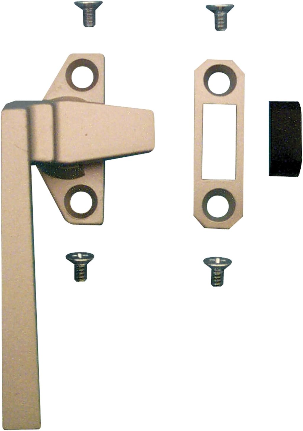 Prime-Line H 3596 Left-Handed, Aluminum, Casement Locking Handle with Offset Base (Single Pack)