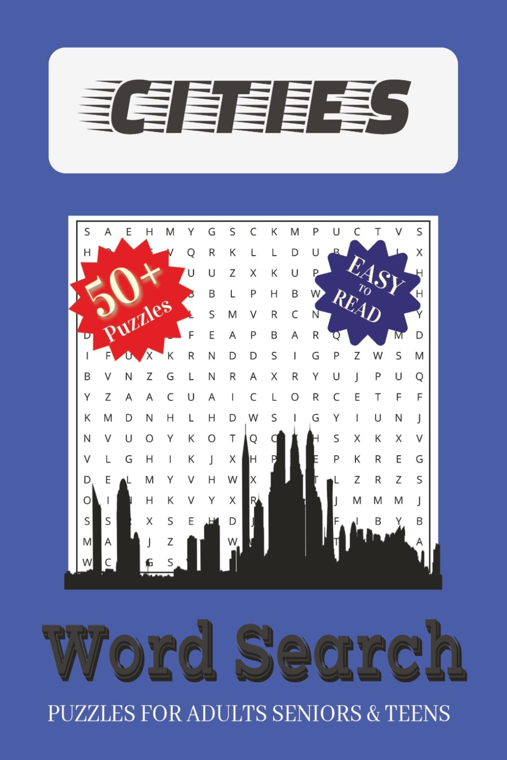 World Cities Word Search: Explore Famous Cities Across the Globe in 55 Relaxing Puzzles