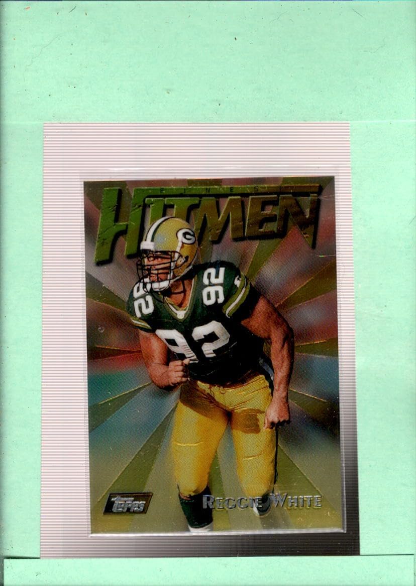 1997 Topps Finest #155 Reggie White MINT Green Bay Packers Football