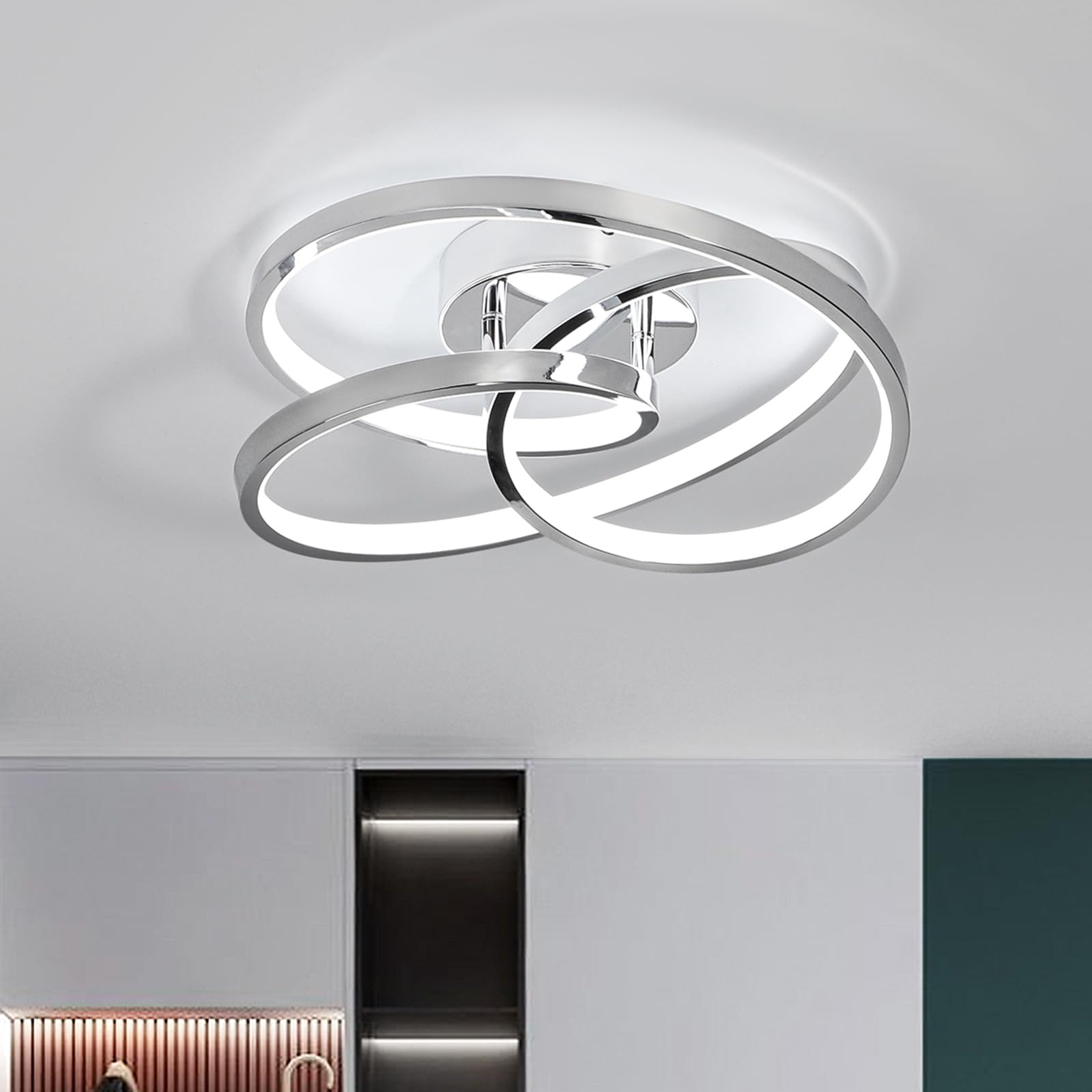 Olika LED CEILING LIGHT BL | unico ウニコ Unicozin Dimmable LED Flush Mount Ceiling Light with Remote