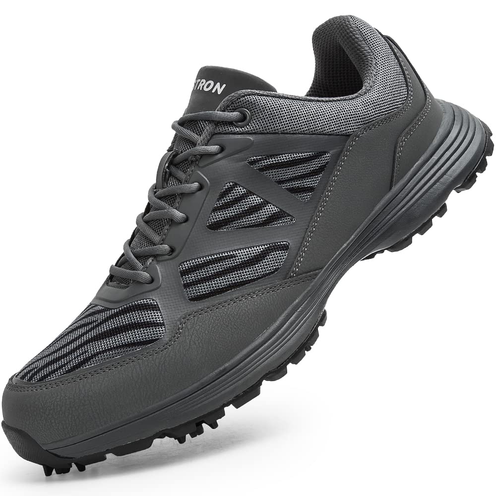 THESTRON 2021 Men Golf Shoes Professional Spikes Golf Sport Sneakers Waterproof Mens Trainers Golfing