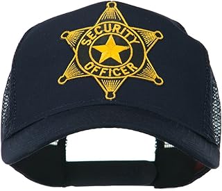 Security Officer Star Patched Mesh Back Cap