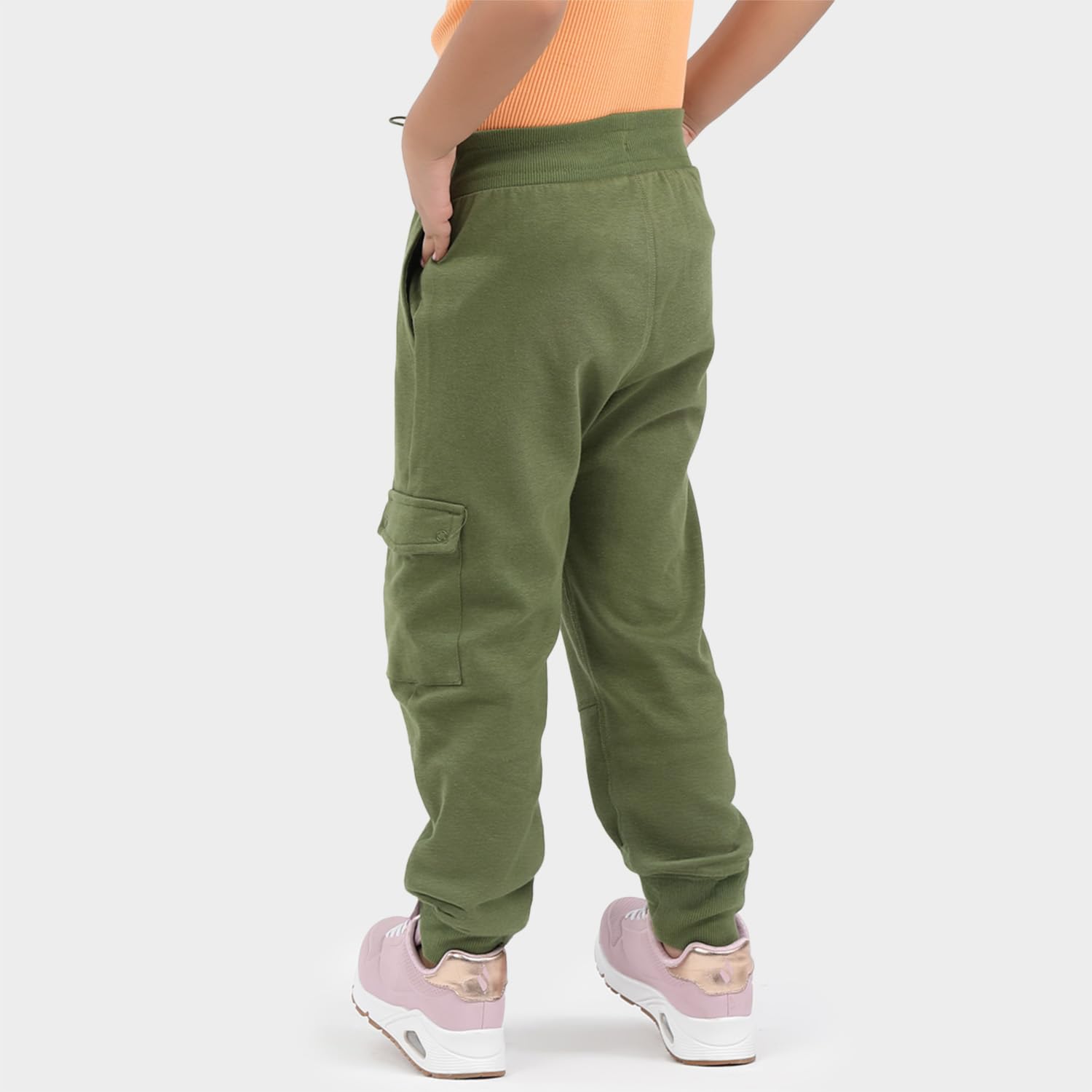 superbottoms Cotton Joggers for Kids - Stretchable Baby Pants - Premium Cotton Pajama for Kids | 7Y - 8Y | Adjustable Elastic Waistband Joggers - Waist & Ankle Ribs for Better Fit - 3 Trendy Colours - Image 2 thumbnail