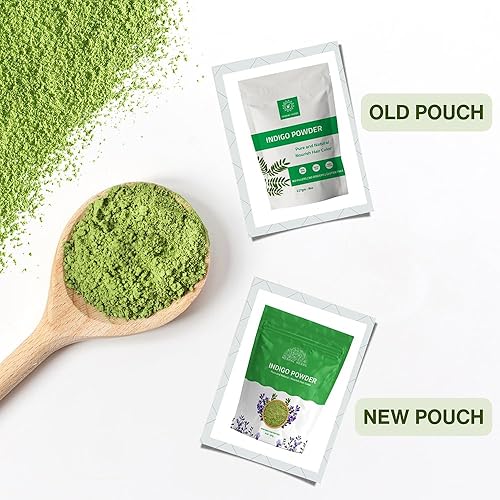 Miniatura 2 de Polvo índigo para color de cabellotinte de barba  Polvo índigo para cabello negro y oscuro  Indigofera Tinctoria  Polvo de color índigo natural para