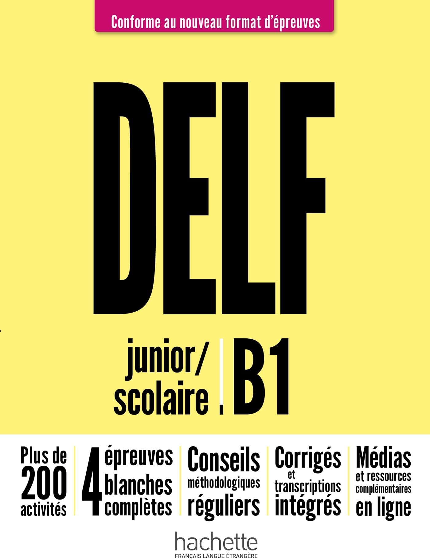 Preparation a l'examen du DELF Scolaire et Junior: Livre B1 + audios telecha