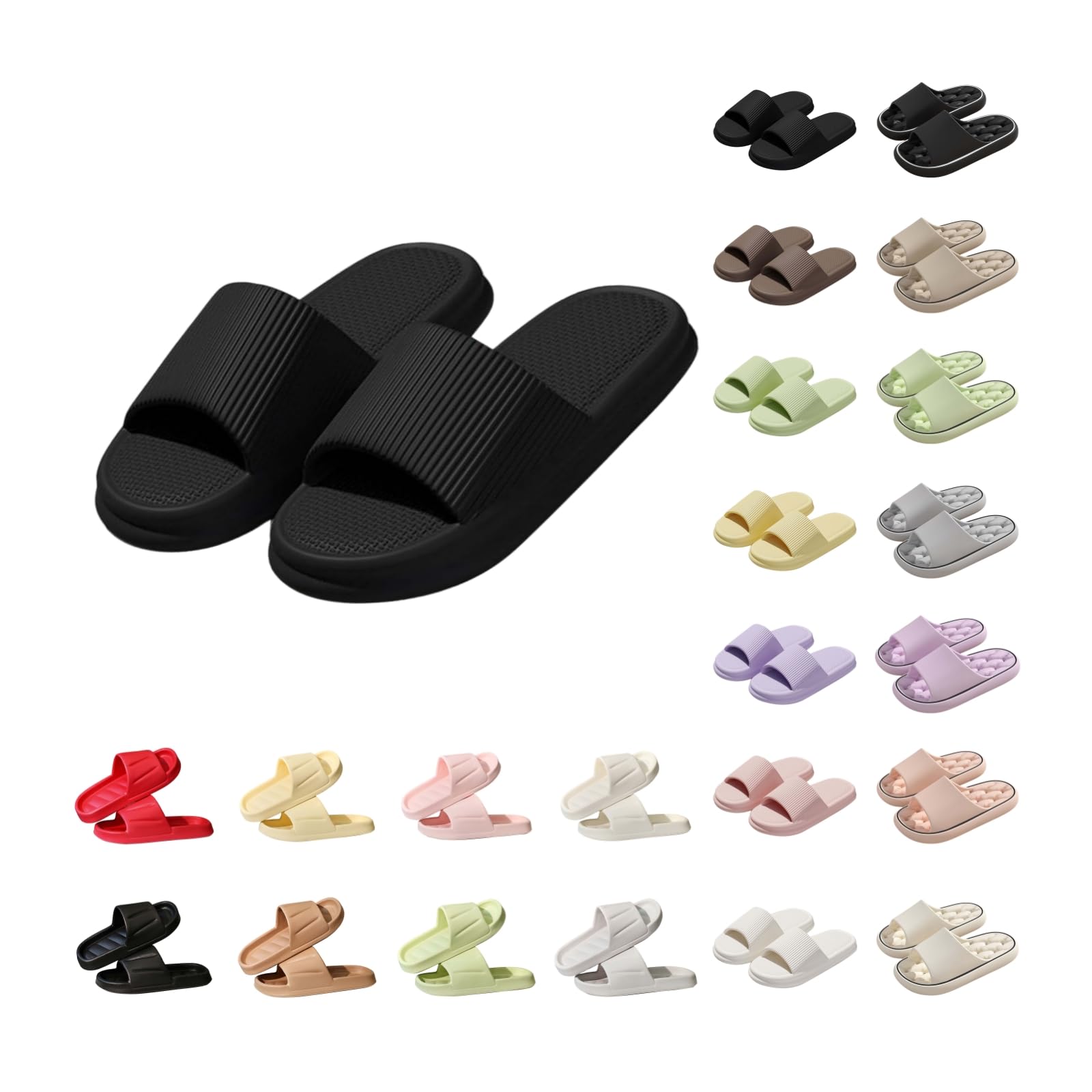 Badelatschen Unisex - Schnelltrocknende Hausschuhe Aus EVA Rutschfest