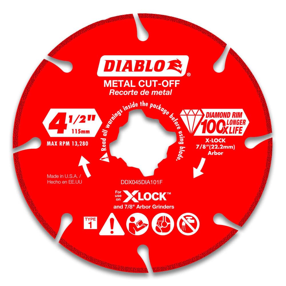 DB 4.5 X-Lock DIAM DISC MTL Cut