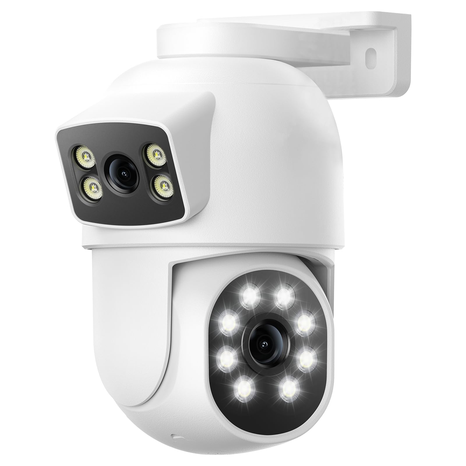 Amazon.com : Camcamp Dual Lens Security Camera Outdoor, 2K Full HD