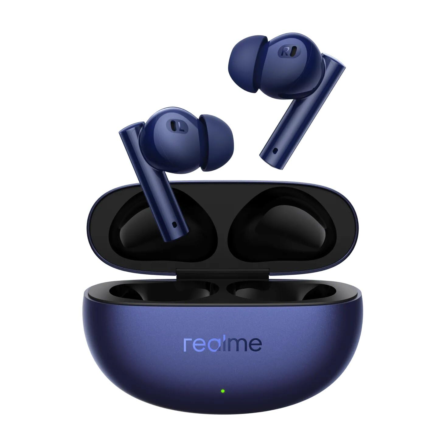 realmeBuds Air 5 Wireless Earbuds with 50dB Active Noise Cancellation, 12.4mm Dynamic Bass Driver, 38 Hours Battery Life, and Touch Controls (Deep Sea Blue)